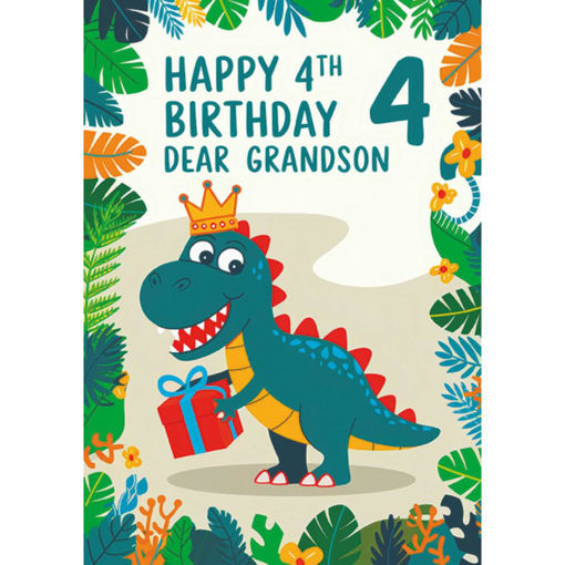 Picture of HAPPY 4TH BIRTHDAY GRANDSON